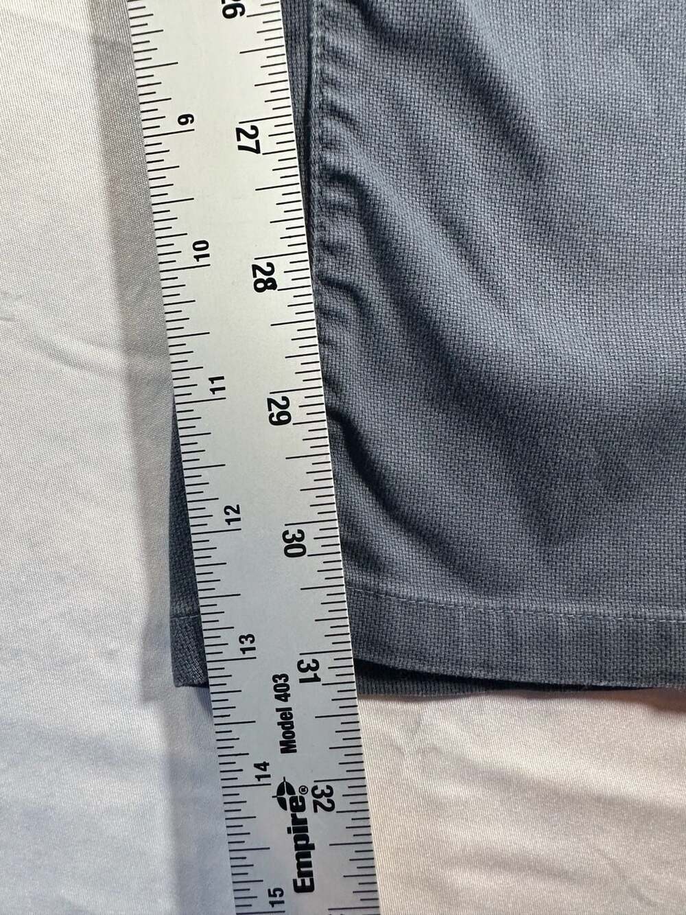 Peter Millar Five-Pocket Pants 36x32 Gray Cotton Blend - Picture 9 of 13